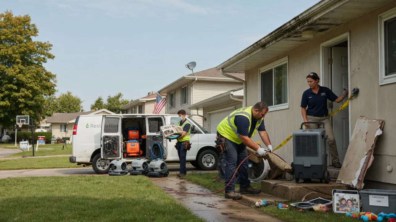 Water Damage Restoration in Sherrard, IL near me